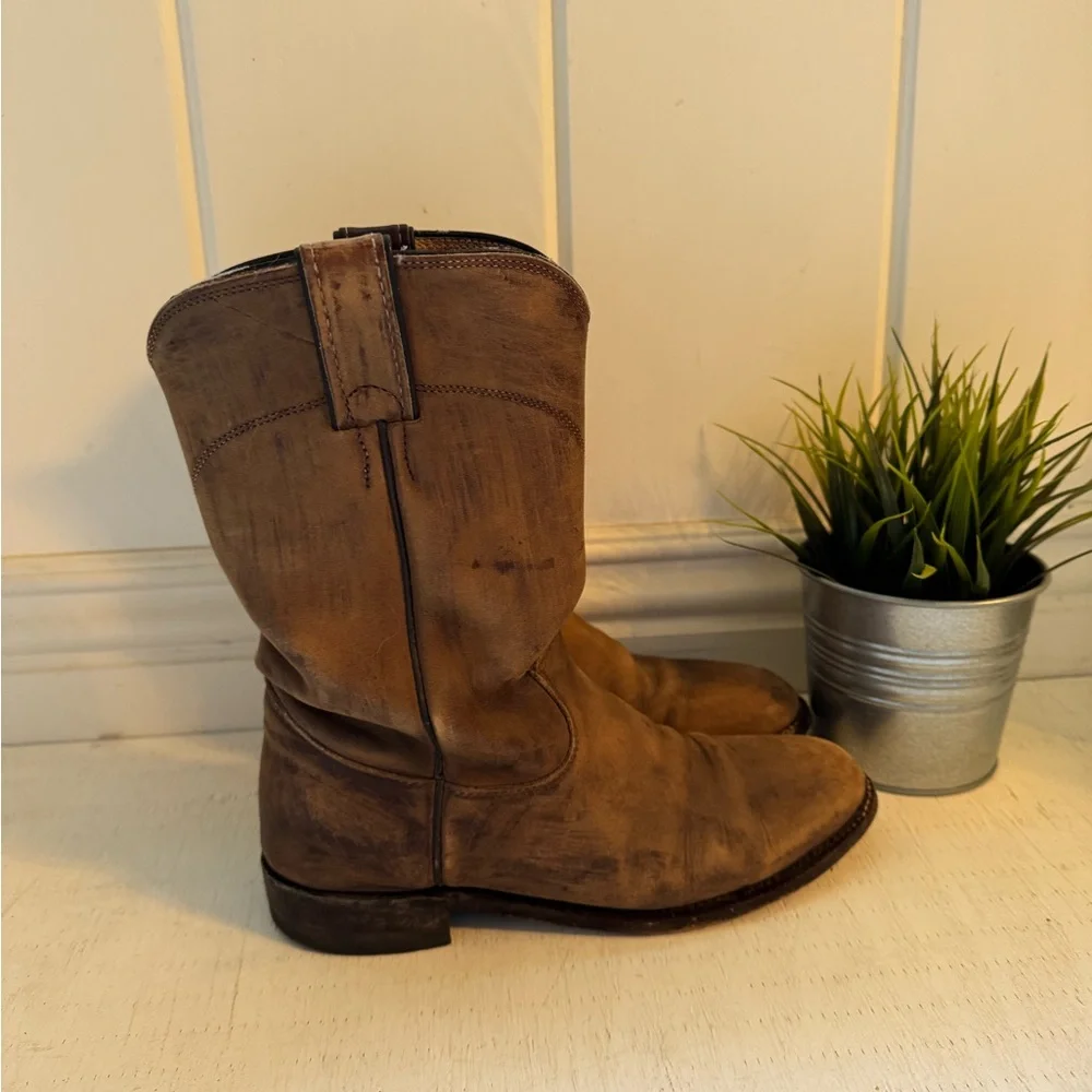 Justin Roper Boots Size 7 Authentic - Picture 5 of 8